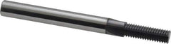 Scientific Cutting Tools - 5/16-28 Thread, 1/4" Shank Diam, AlTiN+ Coating, Solid Carbide Straight Flute Thread Mill - 3 Flutes, 2-1/2" OAL, 5/16" Min Noml Diameter - Exact Tool & Supply
