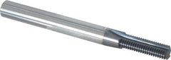 Scientific Cutting Tools - 5/16-32 Thread, 1/4" Shank Diam, AlTiN+ Coating, Solid Carbide Straight Flute Thread Mill - 3 Flutes, 2-1/2" OAL, 5/16" Min Noml Diameter - Exact Tool & Supply