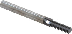 Scientific Cutting Tools - 5/16-20 Thread, 1/4" Shank Diam, AlTiN+ Coating, Solid Carbide Straight Flute Thread Mill - 3 Flutes, 2-1/2" OAL, 5/16" Min Noml Diameter - Exact Tool & Supply