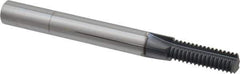 Scientific Cutting Tools - 5/16-24 Thread, 1/4" Shank Diam, AlTiN+ Coating, Solid Carbide Straight Flute Thread Mill - 3 Flutes, 2-1/2" OAL, 5/16" Min Noml Diameter - Exact Tool & Supply