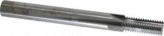 Scientific Cutting Tools - 7/16-20 Thread, 3/8" Shank Diam, Bright Coating, Solid Carbide Straight Flute Thread Mill - 4 Flutes, 3-1/2" OAL, 7/16" Min Noml Diameter - Exact Tool & Supply