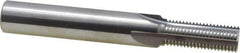Scientific Cutting Tools - 1/2-20 Thread, 1/2" Shank Diam, Bright Coating, Solid Carbide Straight Flute Thread Mill - 4 Flutes, 3-1/2" OAL, 1/2" Min Noml Diameter - Exact Tool & Supply