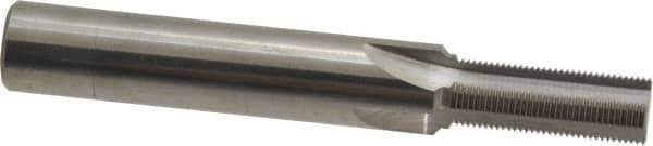 Scientific Cutting Tools - 1/2-32 Thread, 1/2" Shank Diam, Bright Coating, Solid Carbide Straight Flute Thread Mill - 4 Flutes, 3-1/2" OAL, 1/2" Min Noml Diameter - Exact Tool & Supply