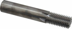 Scientific Cutting Tools - 7/8-12 Thread, 5/8" Shank Diam, Bright Coating, Solid Carbide Straight Flute Thread Mill - 6 Flutes, 3-1/2" OAL, 7/8" Min Noml Diameter - Exact Tool & Supply