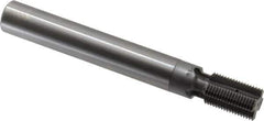 Scientific Cutting Tools - 1-16 Thread, 3/4" Shank Diam, Bright Coating, Solid Carbide Straight Flute Thread Mill - 4 Flutes, 6" OAL, 1" Min Noml Diameter - Exact Tool & Supply