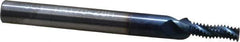 Scientific Cutting Tools - 1/4-28 UNF, 0.17" Cutting Diam, 3 Flute, Solid Carbide Helical Flute Thread Mill - Internal/External Thread, 0.514" LOC, 2-1/2" OAL, 1/4" Shank Diam - Exact Tool & Supply