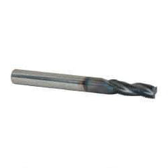 Scientific Cutting Tools - 5/16-40 UNS, 0.235" Cutting Diam, 3 Flute, Solid Carbide Helical Flute Thread Mill - Internal/External Thread, 0.66" LOC, 2-1/2" OAL, 1/4" Shank Diam - Exact Tool & Supply