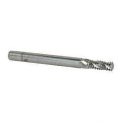 Scientific Cutting Tools - 3/8-16 UNC, 0.29" Cutting Diam, 4 Flute, Solid Carbide Helical Flute Thread Mill - Internal/External Thread, 0.775" LOC, 3-1/2" OAL, 5/16" Shank Diam - Exact Tool & Supply