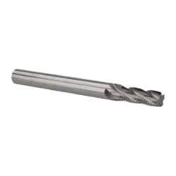 Scientific Cutting Tools - 3/8-24 UNF, 0.29" Cutting Diam, 4 Flute, Solid Carbide Helical Flute Thread Mill - Internal/External Thread, 0.808" LOC, 3-1/2" OAL, 5/16" Shank Diam - Exact Tool & Supply