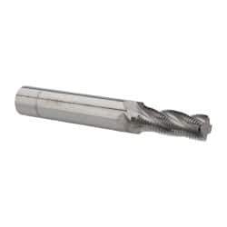 Scientific Cutting Tools - 1/2-24 UN, 0.4" Cutting Diam, 4 Flute, Solid Carbide Helical Flute Thread Mill - Internal/External Thread, 1.1" LOC, 3-1/2" OAL, 1/2" Shank Diam - Exact Tool & Supply