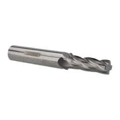 Scientific Cutting Tools - 1/2-32 UNS, 0.4" Cutting Diam, 4 Flute, Solid Carbide Helical Flute Thread Mill - Internal/External Thread, 1-3/32" LOC, 3-1/2" OAL, 1/2" Shank Diam - Exact Tool & Supply