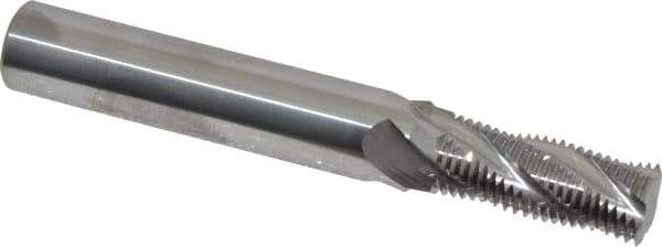 Scientific Cutting Tools - 9/16-20 UNS, 0.45" Cutting Diam, 4 Flute, Solid Carbide Helical Flute Thread Mill - Internal/External Thread, 1.12" LOC, 3-1/2" OAL, 1/2" Shank Diam - Exact Tool & Supply