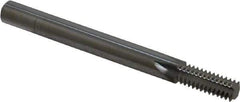 Scientific Cutting Tools - M10x1.50 Thread, 5/16" Shank Diam, Bright Coating, Solid Carbide Straight Flute Thread Mill - 4 Flutes, 3-1/2" OAL, M10 Min Noml Diamter - Exact Tool & Supply