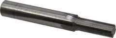 Scientific Cutting Tools - M12x1.00 Thread, 1/2" Shank Diam, Bright Coating, Solid Carbide Straight Flute Thread Mill - 4 Flutes, 3-1/2" OAL, M12 Min Noml Diamter - Exact Tool & Supply