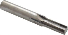 Scientific Cutting Tools - M14x1.25 Thread, 1/2" Shank Diam, Bright Coating, Solid Carbide Straight Flute Thread Mill - 4 Flutes, 3-1/2" OAL, M14 Min Noml Diamter - Exact Tool & Supply