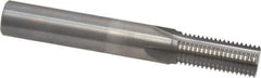 Scientific Cutting Tools - M14x1.50 Thread, 1/2" Shank Diam, Bright Coating, Solid Carbide Straight Flute Thread Mill - 4 Flutes, 3-1/2" OAL, M14 Min Noml Diamter - Exact Tool & Supply