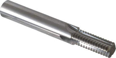 Scientific Cutting Tools - M14x2.00 Thread, 1/2" Shank Diam, Bright Coating, Solid Carbide Straight Flute Thread Mill - 4 Flutes, 3-1/2" OAL, M14 Min Noml Diamter - Exact Tool & Supply