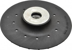 Value Collection - 4-1/2" Diam Locking Nut Disc Backing Pad - Hard Density, 20,000 RPM - Exact Tool & Supply