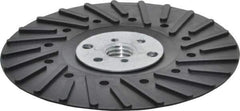 Value Collection - 5" Diam Locking Nut Disc Backing Pad - Hard Density, 20,000 RPM - Exact Tool & Supply