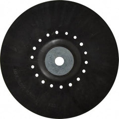 Value Collection - 9" Diam Locking Nut Disc Backing Pad - Hard Density, 9,000 RPM - Exact Tool & Supply