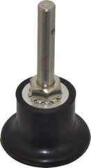 Value Collection - 1-1/2" Diam Quick-Change Type R Disc Backing Pad - 1/4" Shank Diam, Medium Density, 30,000 RPM - Exact Tool & Supply
