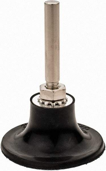 Value Collection - 2" Diam Quick-Change Type R Disc Backing Pad - 1/4" Shank Diam, Medium Density, 30,000 RPM - Exact Tool & Supply