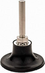 Value Collection - 2" Diam Quick-Change Type R Disc Backing Pad - 1/4" Shank Diam, Medium Density, 30,000 RPM - Exact Tool & Supply