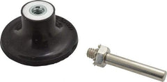 Value Collection - 2" Diam Quick-Change Type S Disc Backing Pad - 1/4" Shank Diam, Medium Density, 30,000 RPM - Exact Tool & Supply