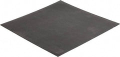 Made in USA - 12" Long, 12" Wide, 1/16" Thick, Buna-N Rubber Foam Sheet - 50 to 60 Durometer, Black, -20 to 180°F, 2,500 psi Tensile Strength, Adhesive Backing, Stock Length - Exact Tool & Supply