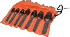 Value Collection - 7 Piece, 1/4 to 1", Arch Punch Set - Comes in Vinyl Roll - Exact Tool & Supply