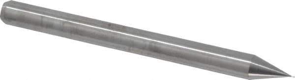 Kyocera - 0.006", 0.009" LOC, 1/8" Shank Diam, 1-1/2" OAL, 2 Flute, Solid Carbide Square End Mill - Single End, Uncoated, Spiral Flute, 30° Helix, Centercutting, Right Hand Cut, Right Hand Flute, Series 1620 - Exact Tool & Supply