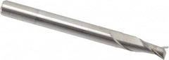 Kyocera - 11/64", 17/64" LOC, 3/16" Shank Diam, 2" OAL, 2 Flute, Solid Carbide Square End Mill - Exact Tool & Supply