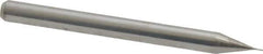 Kyocera - 0.01", 0.03" LOC, 1/8" Shank Diam, 1-1/2" OAL, 4 Flute, Solid Carbide Square End Mill - Single End, Uncoated, Spiral Flute, 30° Helix, Centercutting, Right Hand Cut, Right Hand Flute, Series 1810 - Exact Tool & Supply