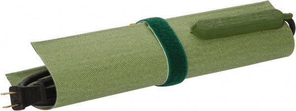 Greenlee - 13 Inch Length, 8-1/4 Inch Overall Width, 0 to 1-1/2 Inch Pipe Capacity Heating Blanket - Exact Tool & Supply