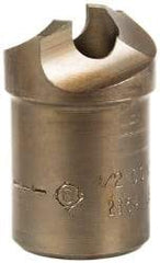 Greenlee - 1/2" Conduit Round Punch - 7/8" Hole Diam - Exact Tool & Supply