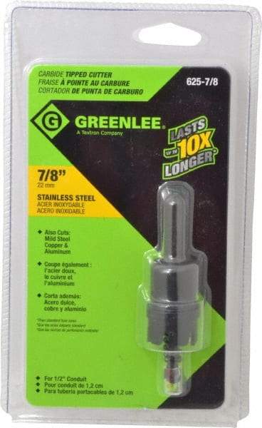 Greenlee - 7/8" Diam, Hole Saw - Exact Tool & Supply