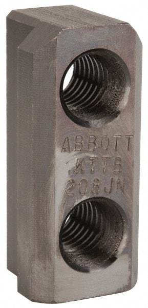 Abbott Workholding Products - Steel Lathe Chuck Jaw Nut - 8" Chuck Diam Compatible, 12mm Screw - Exact Tool & Supply