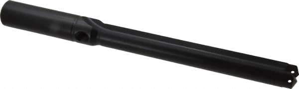 Allied Machine and Engineering - Series 1.5, 55/64 to 15/16" Diam, 1" Diam Straight Shank, Straight Flute Spade Drill - 6-5/8" Max Depth, 8-1/64" Body Length, 10-7/8" OAL, Standard Length, Through Coolant - Exact Tool & Supply