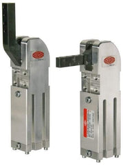 De-Sta-Co - 708 Lb Inner Hold Capacity, Vert Mount, Air Power Hold-Down Toggle Clamp - M5 Port, 90° Bar Opening, 151mm Height Under Bar - Exact Tool & Supply