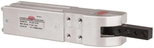 De-Sta-Co - 885 Lb Inner Hold Capacity, Vert Mount, Air Power Hold-Down Toggle Clamp - M5 Port, 90° Bar Opening, 151mm Height Under Bar - Exact Tool & Supply