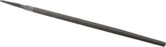 Value Collection - 12" Long, Second Cut, Round American-Pattern File - Double Cut, Tang - Exact Tool & Supply
