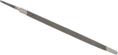 Value Collection - 7" Long, Taper American-Pattern File - Single Cut, Tang - Exact Tool & Supply
