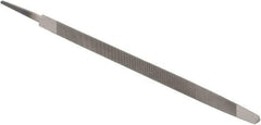 Value Collection - 8" Long, Taper American-Pattern File - Single Cut, Tang - Exact Tool & Supply