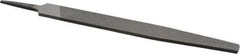 Value Collection - 8" Long, Bastard Cut, Warding American-Pattern File - Double Cut, 3/32" Overall Thickness, Tang - Exact Tool & Supply