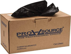 PRO-SOURCE - 0.9 mil Thick, Heavy-Duty Trash Bags - 32-1/2" Wide x 40" High, Black - Exact Tool & Supply