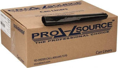 PRO-SOURCE - 1.5 mil Thick, Heavy-Duty Trash Bags - 43" Wide x 47" High, Black - Exact Tool & Supply
