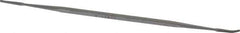 Grobet - 6" Riffler Precision Swiss Pattern File - Die Sinker's Handle - Exact Tool & Supply