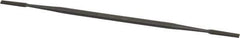Grobet - 6" Riffler Precision Swiss Pattern File - Die Sinker's Handle - Exact Tool & Supply