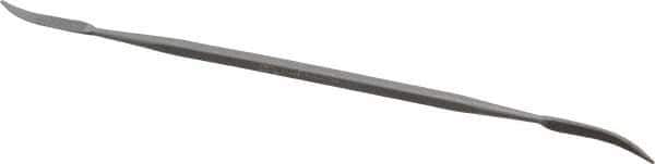 Grobet - 6" Riffler Precision Swiss Pattern File - Die Sinker's Handle - Exact Tool & Supply