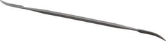 Grobet - 6" Riffler Precision Swiss Pattern File - Die Sinker's Handle - Exact Tool & Supply